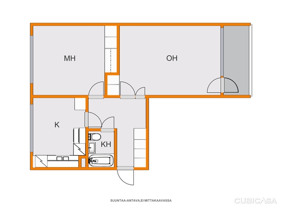 Rental Joensuu Penttilä 2 rooms Kampanja