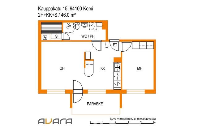 Rental Kemi Sauvosaari 2 rooms