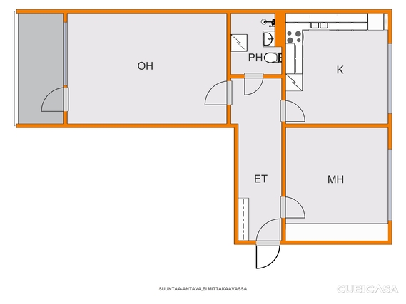 Rental Jyväskylä Kivistö 2 rooms Kampanja