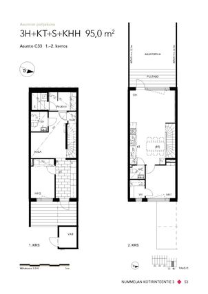 Right of occupancy apartment Vihti Nummela 3 rooms