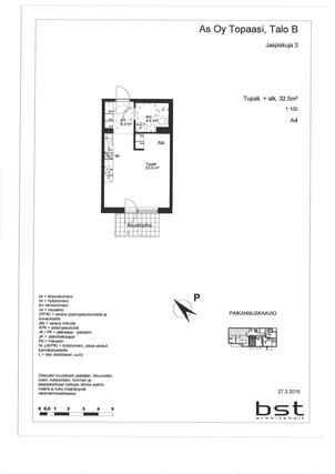 Rental Vantaa Kivistö 1 room