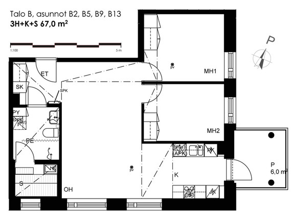 Right of occupancy apartment Kuopio Lehtoniemi 3 rooms