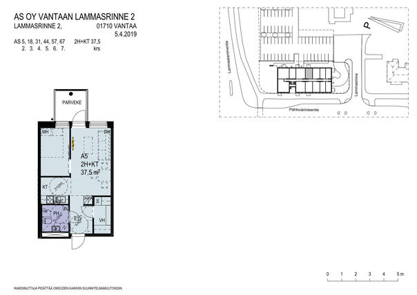 Rental Vantaa Pähkinärinne 2 rooms Kampanja/havainnekuva