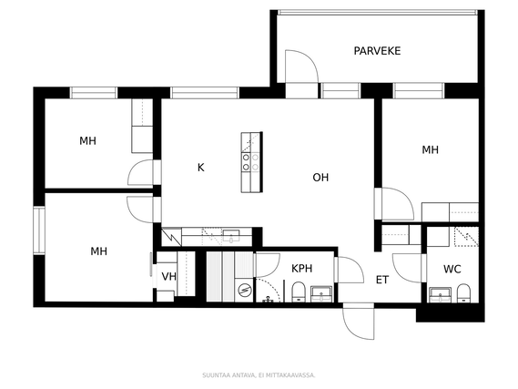 Rental Espoo Pohjois-Tapiola 4 rooms