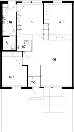 Right of occupancy apartment Vantaa Ilola 3 rooms