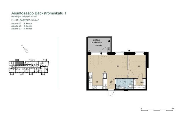 Right of occupancy apartment Tampere  2 rooms