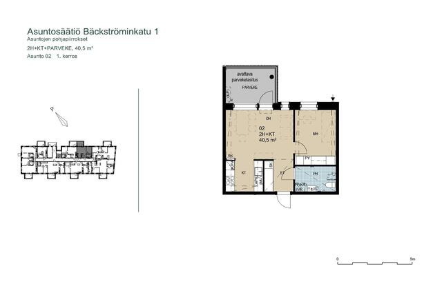 Right of occupancy apartment Tampere  2 rooms