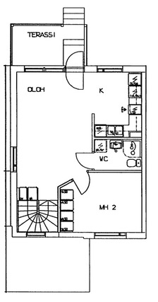 Asumisoikeusasunto Vantaa Korso 3 huonetta