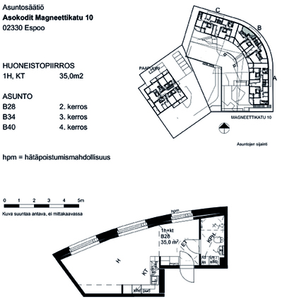 Rental Espoo Saunalahti 1 room