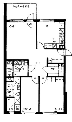 Rental Vantaa Länsimäki 3 rooms