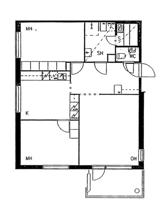 Right of occupancy apartment Helsinki Vuosaari 3 rooms