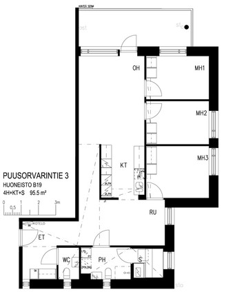 Right of occupancy apartment Espoo Vanttila 4 rooms
