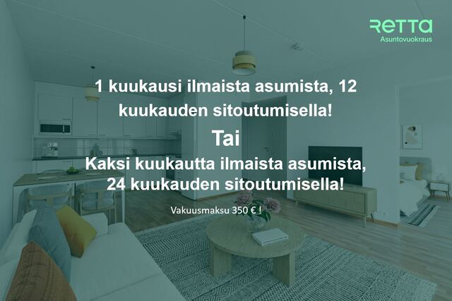 Rental Tuusula  2 rooms -