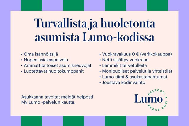 Vuokra-asunto Helsinki Pasila Yksiö