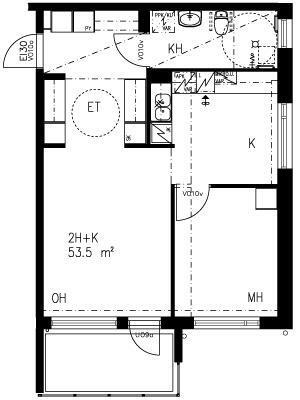 Rental Kouvola Kouvola 2 rooms