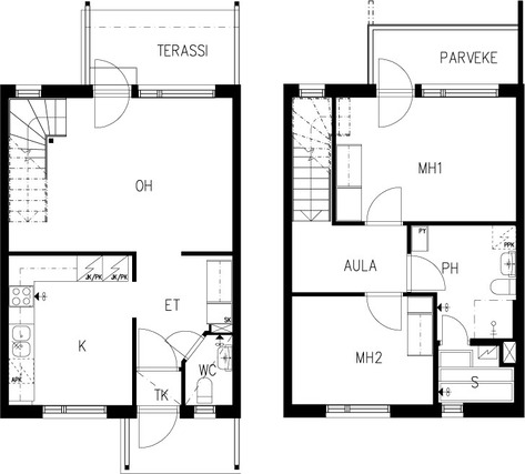 Right of occupancy apartment Nurmijärvi Klaukkala 3 rooms