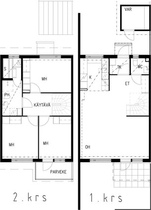 Right of occupancy apartment Turku Pääskyvuori 4 rooms