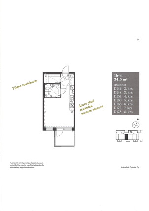 Rental Espoo Matinkylä 1 room -