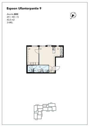 Right of occupancy apartment Espoo Ymmersta 2 rooms