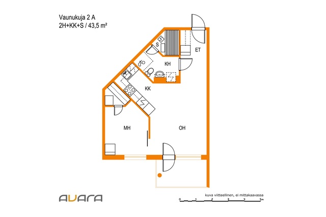Vuokra-asunto Vantaa Hakunila Kaksio