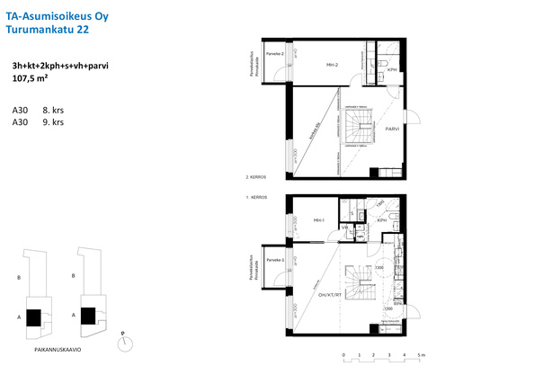 Right of occupancy apartment Helsinki Laajasalo 3 rooms