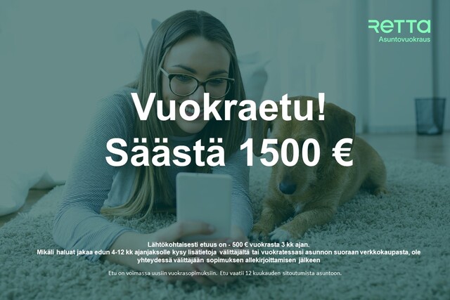 Vuokra-asunto Vantaa Koivuhaka Yksiö -