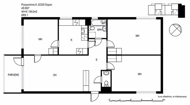 Rental Espoo Espoonlahti 4 rooms