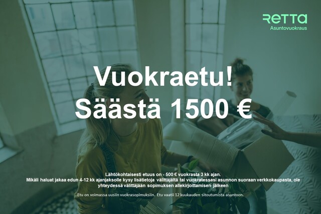 Vuokra-asunto Vantaa Kivistö Yksiö -