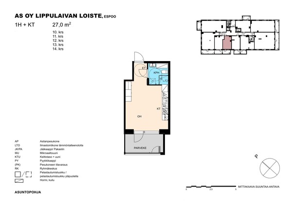 Rental Espoo Espoonlahti 1 room Kampanja