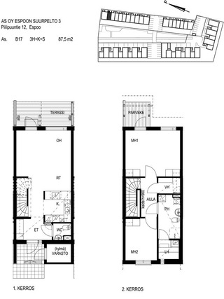 Rental Espoo Henttaa 3 rooms
