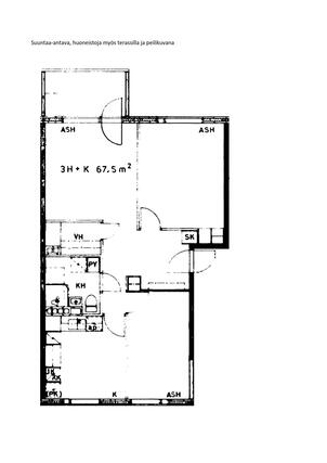 Rental Lappeenranta Sammonlahti 3 rooms Kampanja