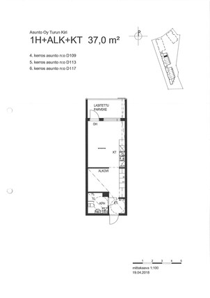 Rental Turku Nummi 1 room