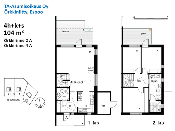 Asumisoikeusasunto Espoo Kalajärvi 4 huonetta