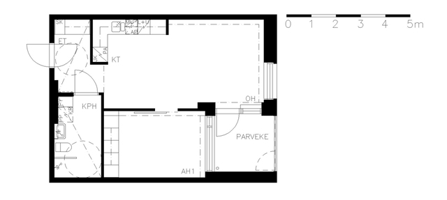 Rental Helsinki Jätkäsaari 2 rooms C 64  Tyynenmerenkatu 3 C 64