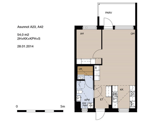 Right of occupancy apartment Porvoo Hornhattula 2 rooms