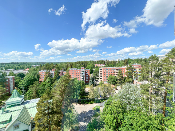Vuokra-asunto Espoo Leppävaara Kaksio Saunallinen heti vapaa koti mahtavilla näkymillä länteen/pohjoiseen!