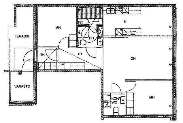 Right of occupancy apartment Helsinki Marjaniemi 3 rooms