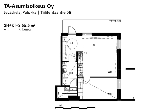 Asumisoikeusasunto Jyväskylä Mannila Kaksio