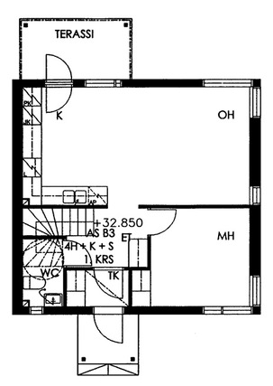 Asumisoikeusasunto Helsinki Metsälä 4 huonetta