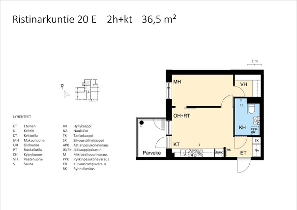 Vuokra-asunto Tampere Janka Kaksio Julkisivukuva