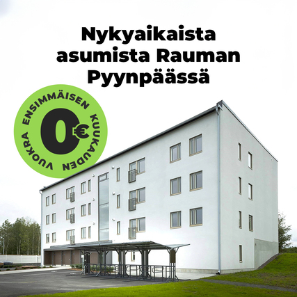 Vuokra-asunto Rauma Pyynpää Kaksio