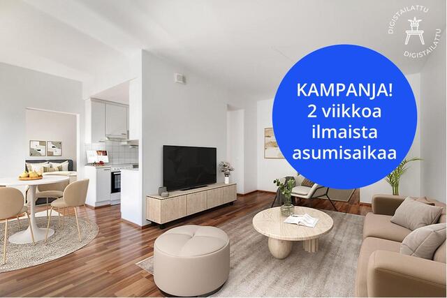 Vuokra-asunto Turku Martti Kaksio