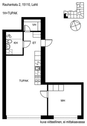 Rental Lahti Keskusta 2 rooms kampanja