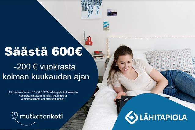 Vuokra-asunto Kuopio Keskusta Kaksio