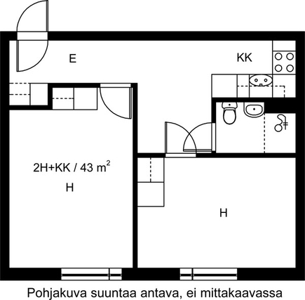 Vuokra-asunto Lahti Ahtiala Kaksio Kampanja