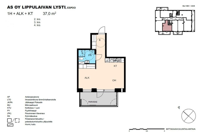 Vuokra-asunto Espoo Espoonlahti Yksiö Kampanja