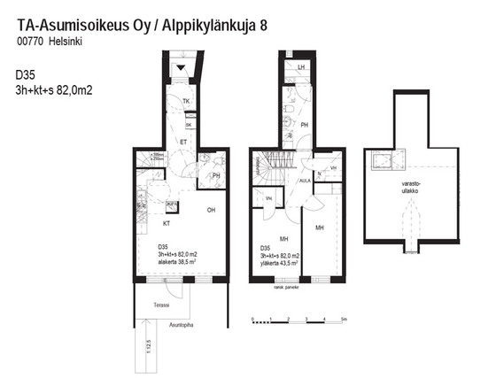 Asumisoikeusasunto Helsinki Suurmetsä 3 huonetta