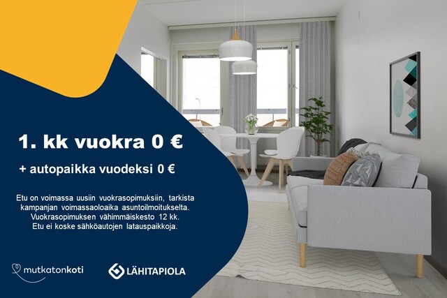 Rental Espoo Kilo 3 rooms Kampanja