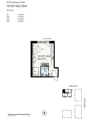 Rental Joensuu Keskusta 1 room Julkisivukuva