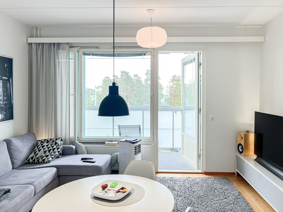 Vuokra-asunto Helsinki Aurinkolahti Kaksio Upeakuntoinen  ja fiksupohjainen 4. kerroksen koti, lähellä merta ja ulkoilumaastoja